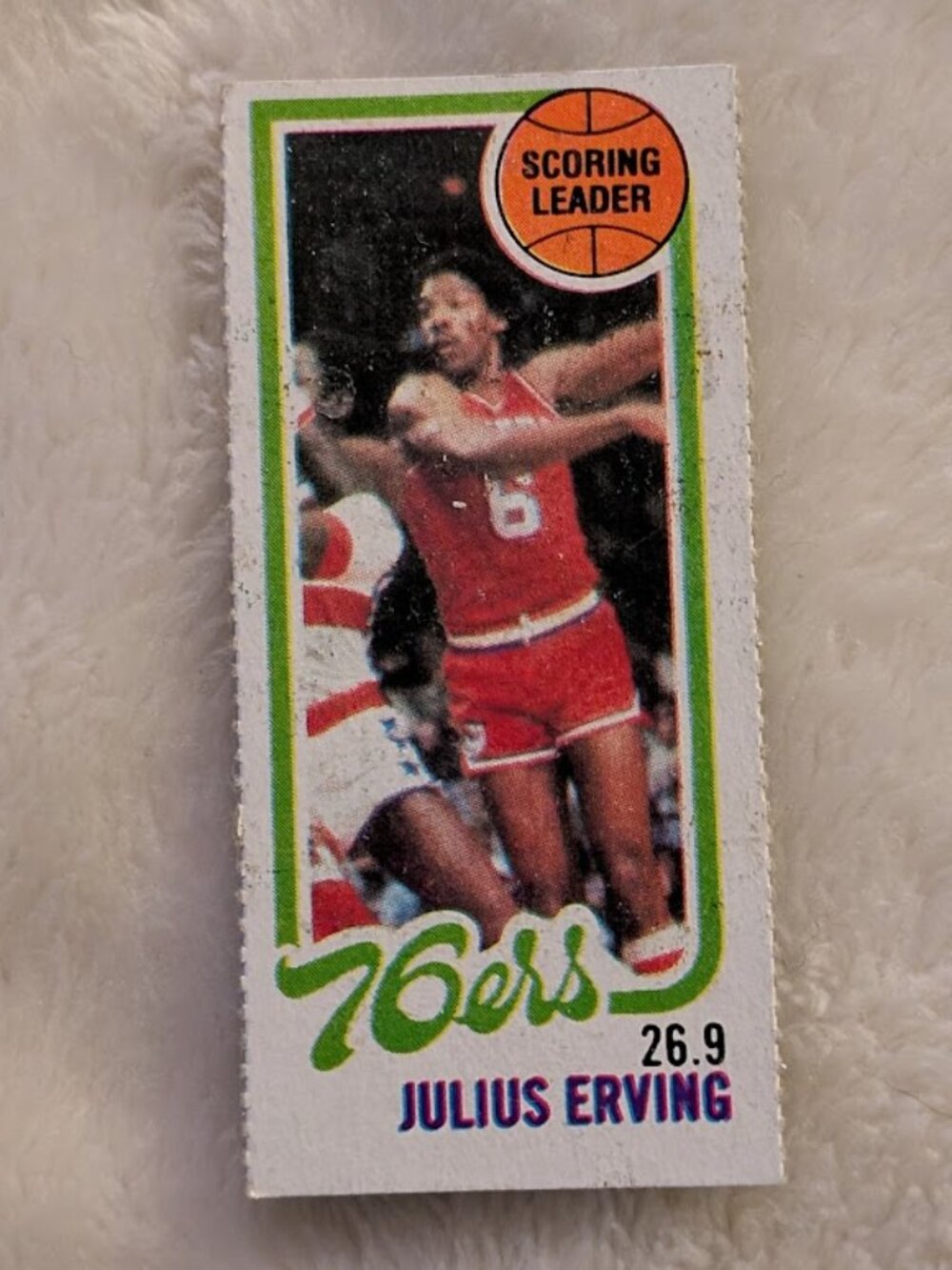 1980 Topps Chewing Gum JULIUS ERVING #174